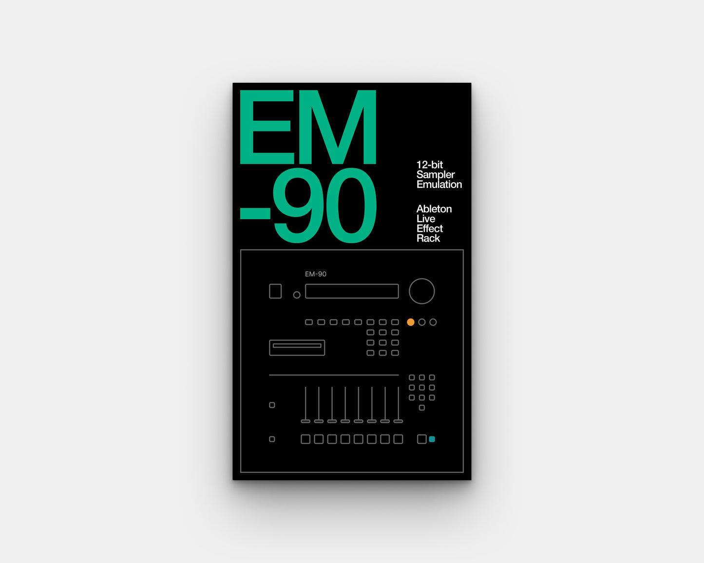 EM-90 — 12-bit Sampler Emulation Ableton Live Effect Rack