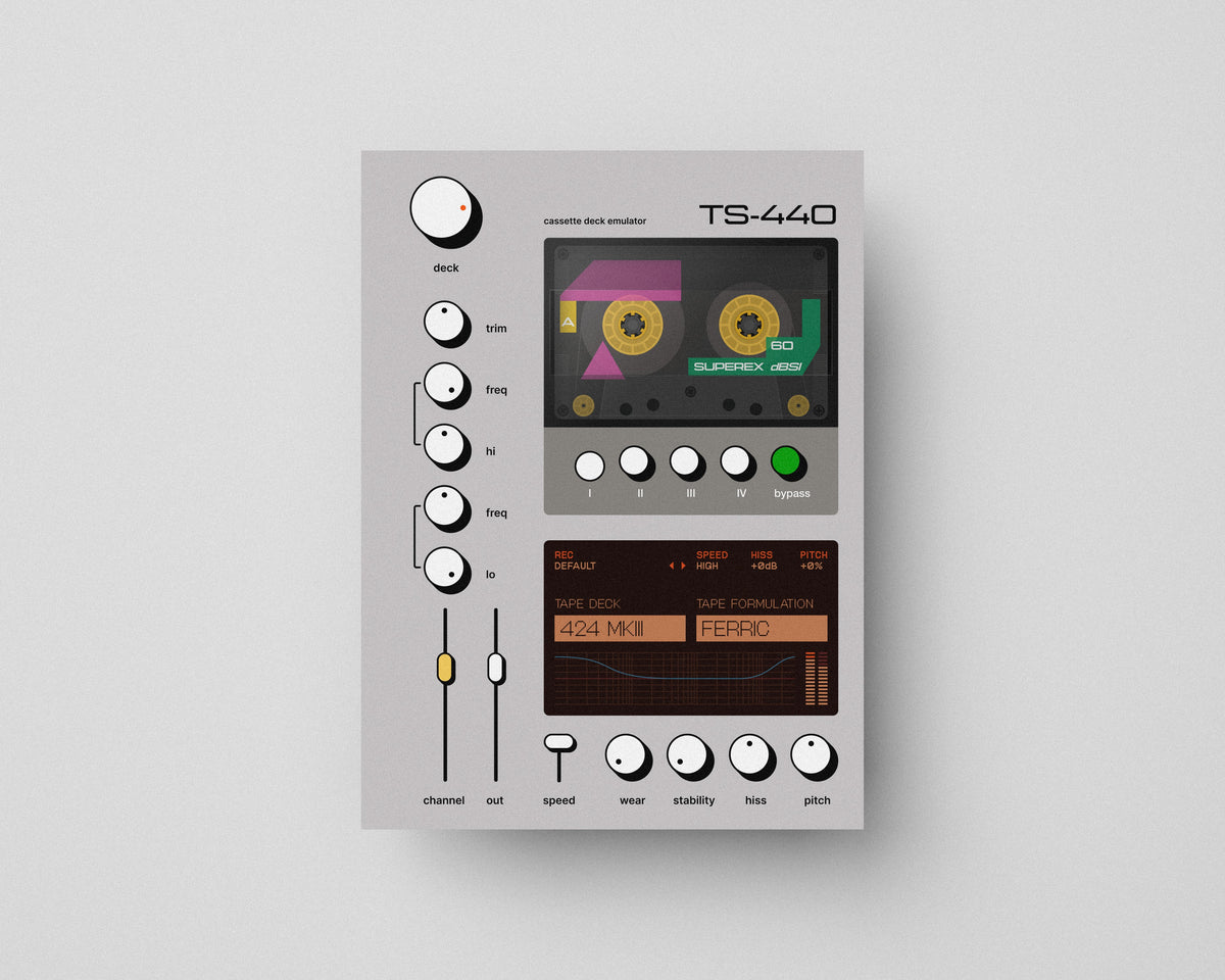 TS-440 — Cassette Deck Emulator Plugin